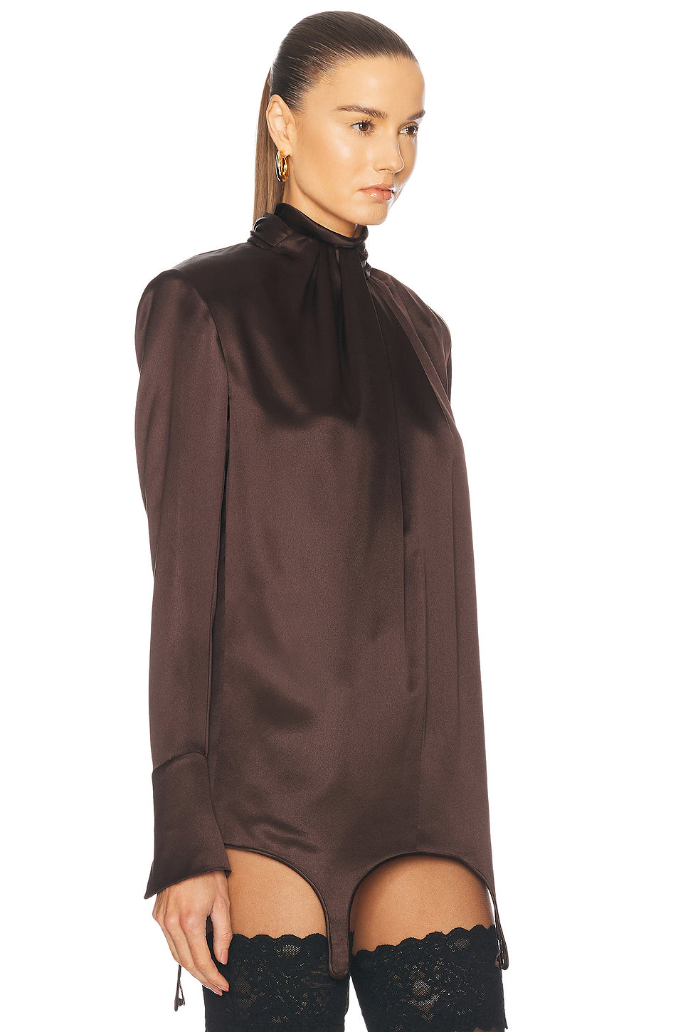 Mockneck Blouse