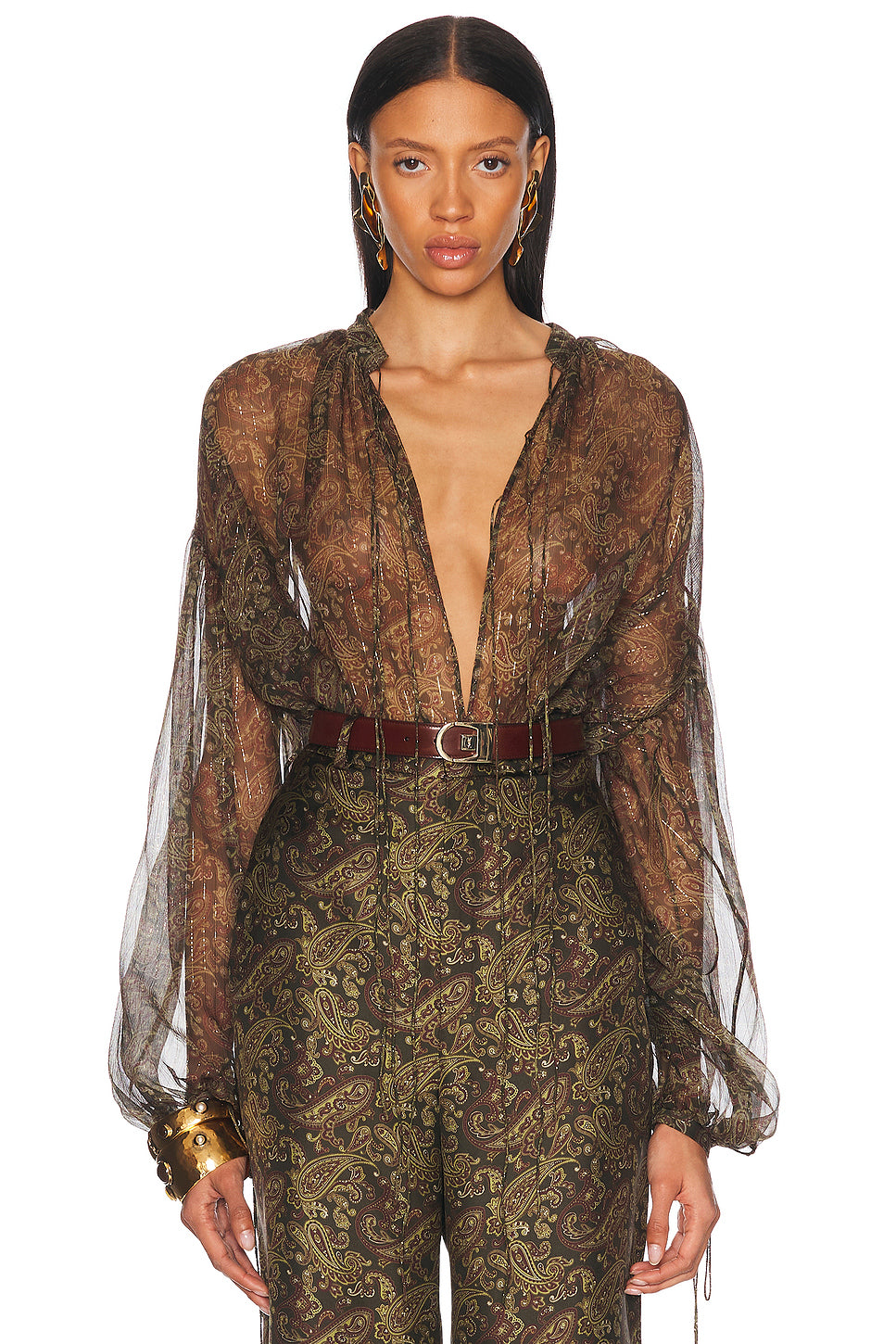 Tie Neck Blouse