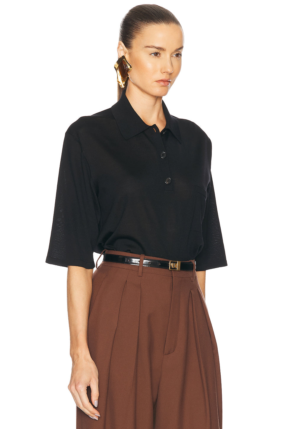 Short Sleeve Polo Top