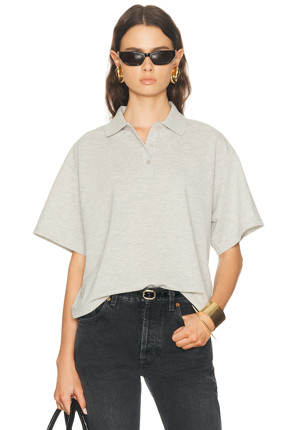 Oversized Polo Top