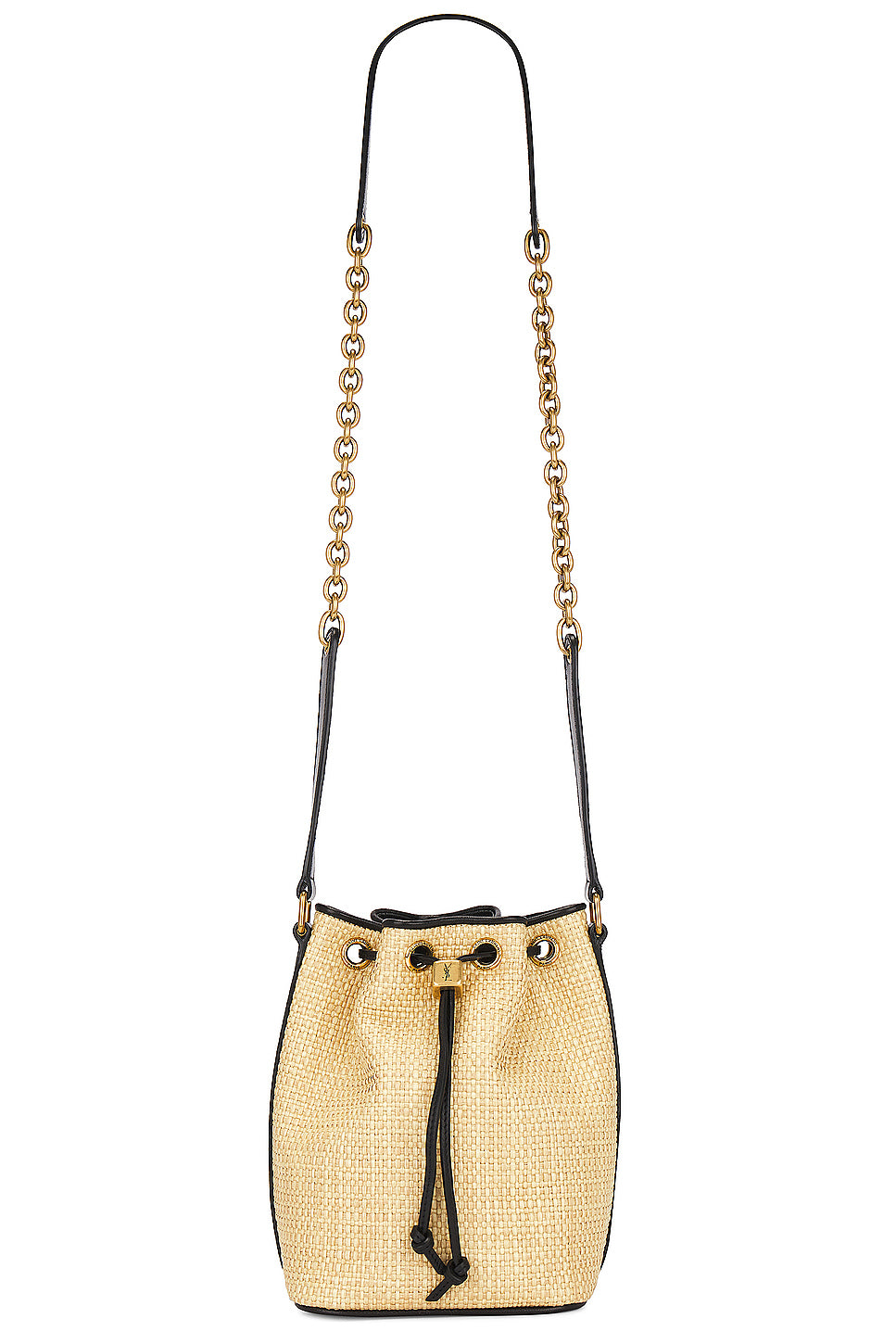 Seau Raffia Bucket Bag