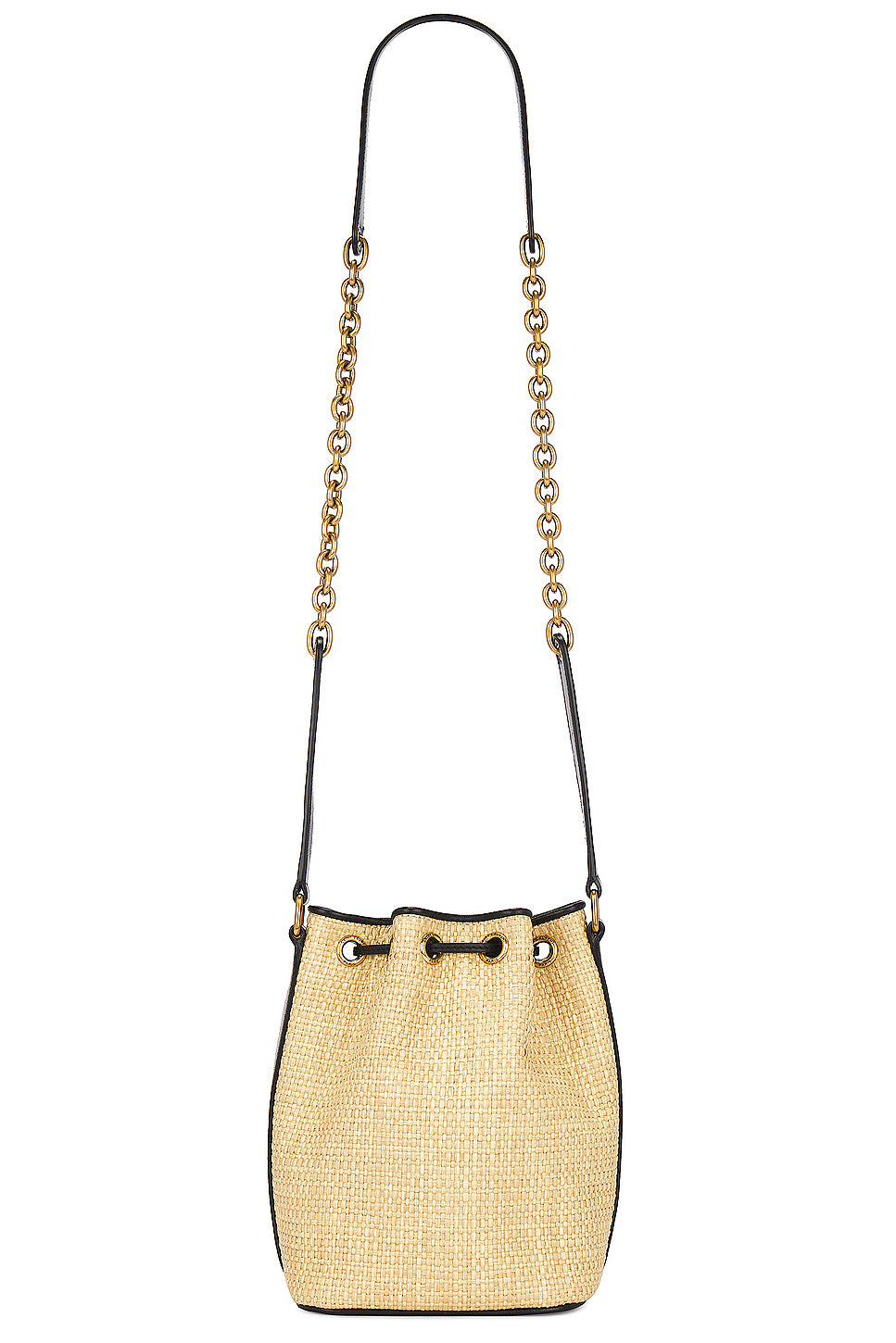 Seau Raffia Bucket Bag