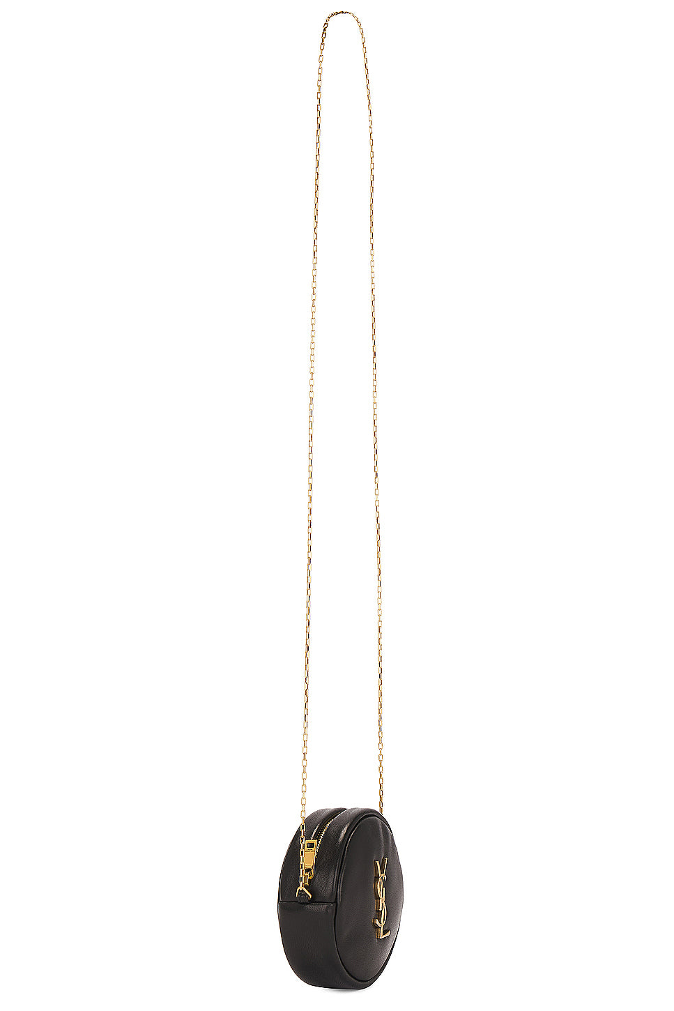 Round Zip Chain Bag