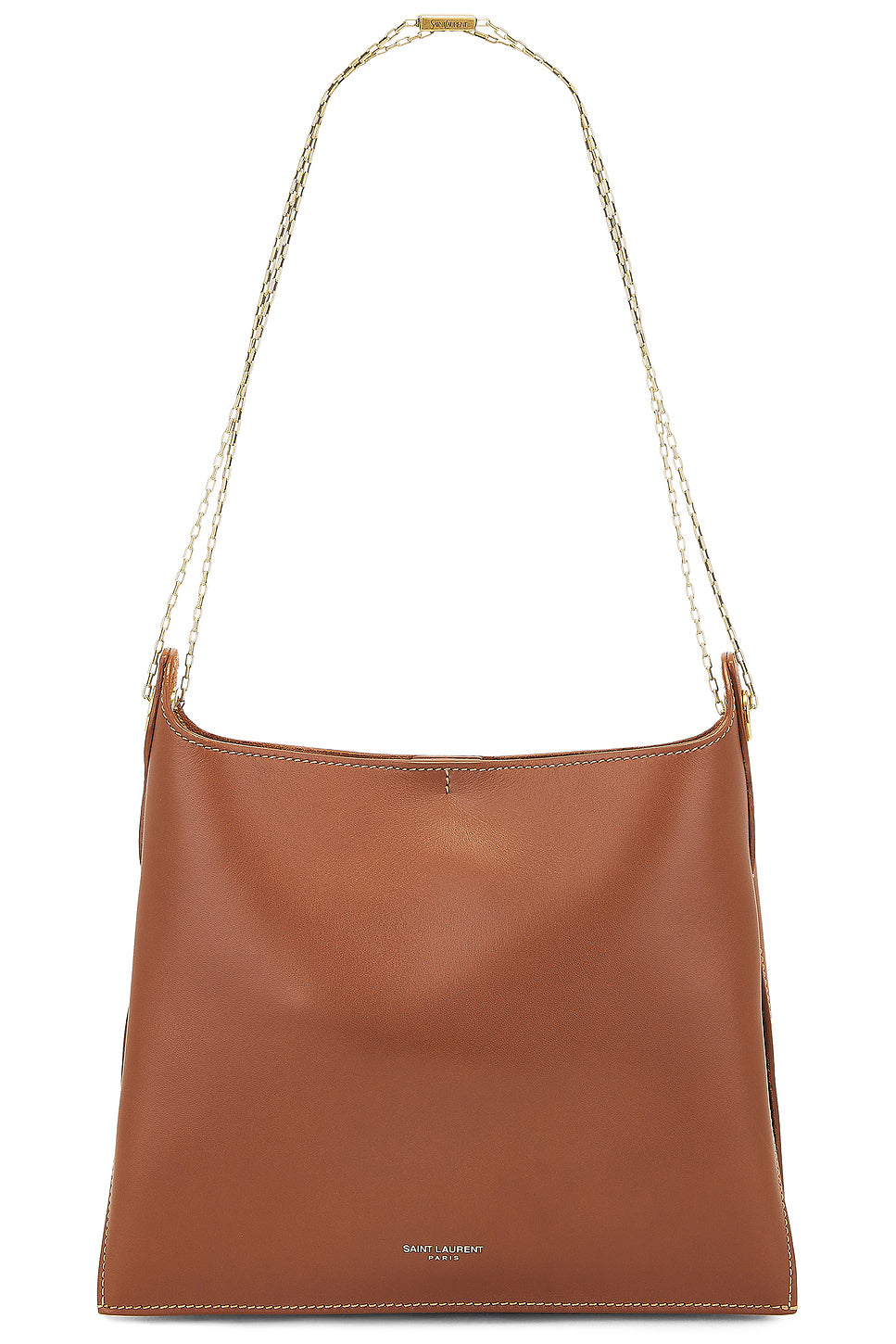 Flat Shoulder Bag On Chain