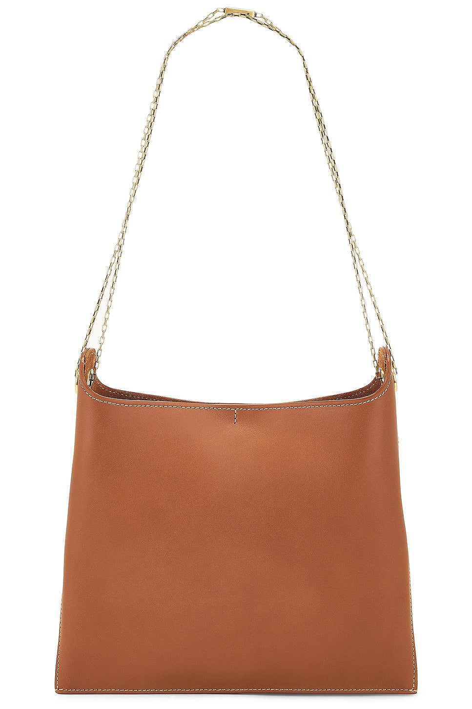 Flat Shoulder Bag On Chain