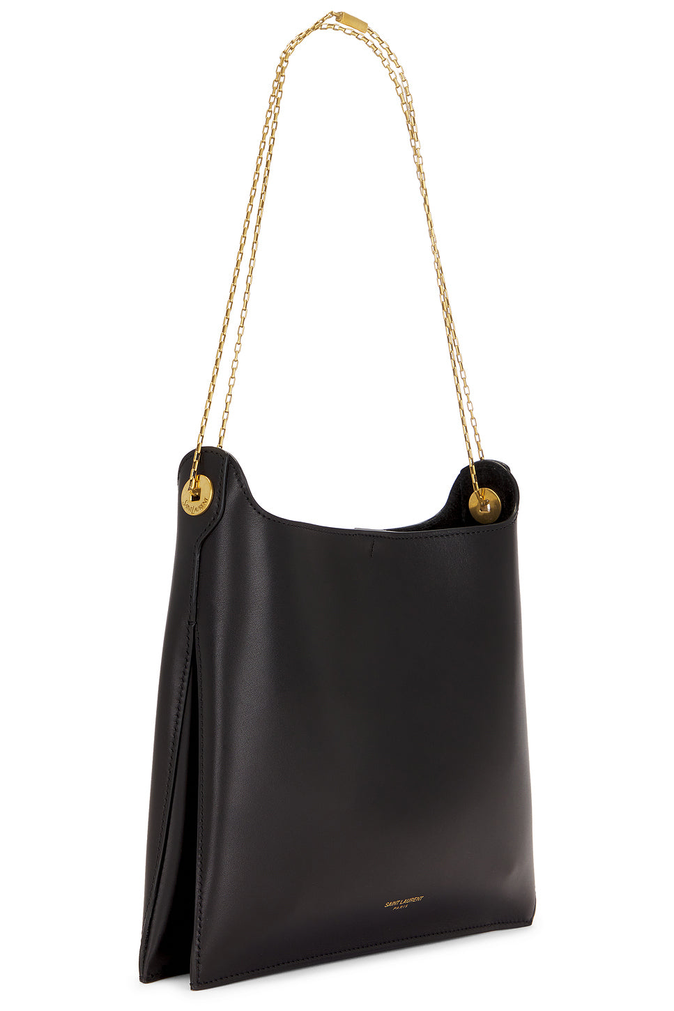 Flat Shoulder Bag On Chain