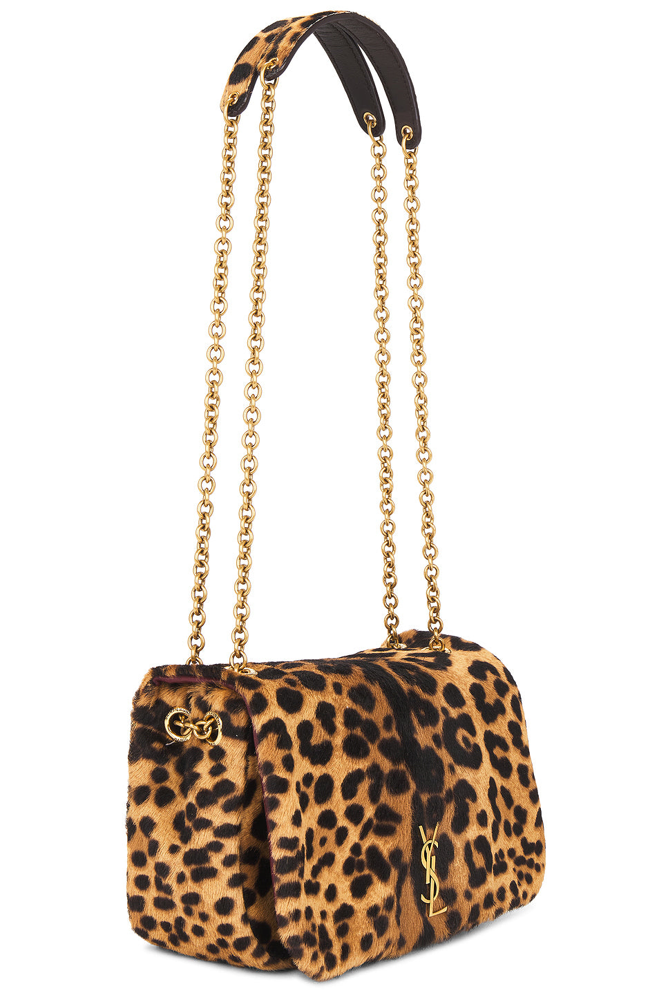 Mini Jamie 4.3 Chain Bag in Manto Naturale & Dark Brown