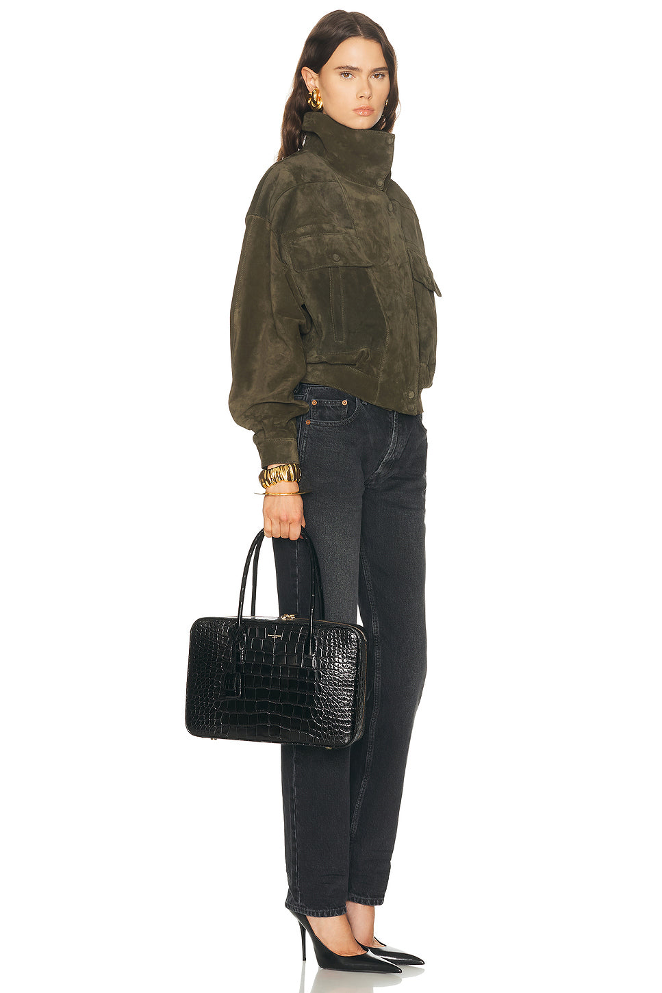 SLP Bauletto Lizard Bag