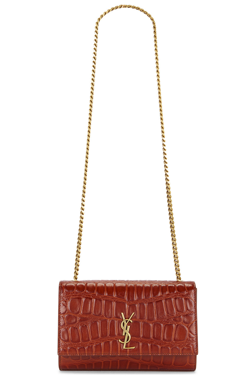 Small Kate Croc Chain Bag