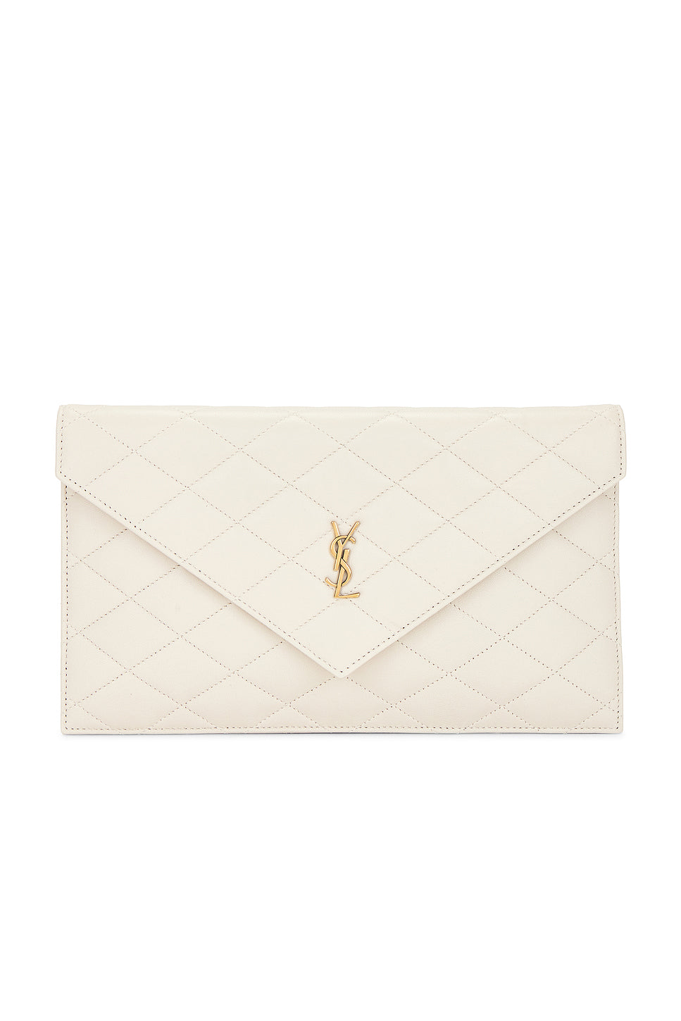Agneau Plume Matelasse Pouch