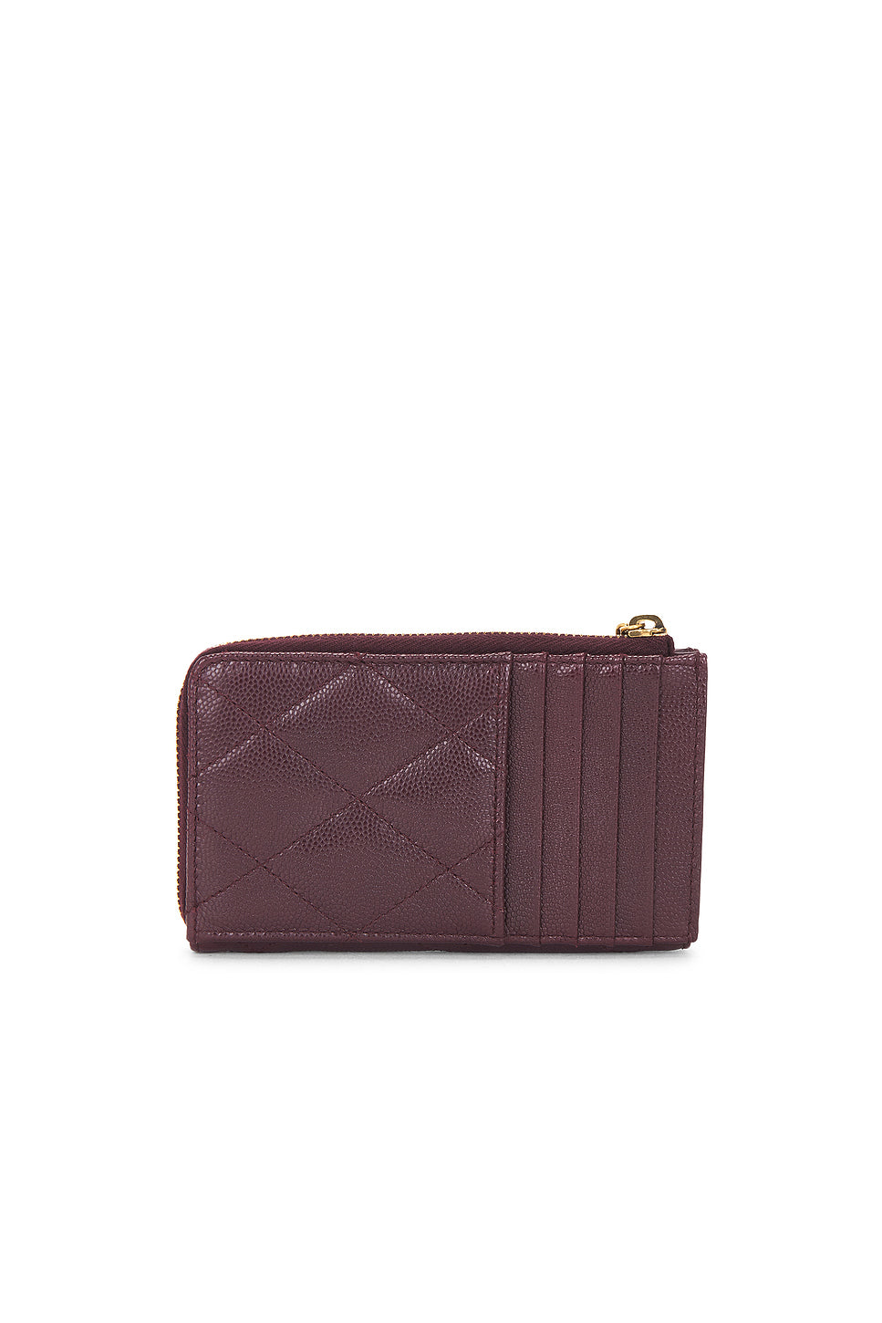 Grain De Poudre Matelasse Zipped Card Case