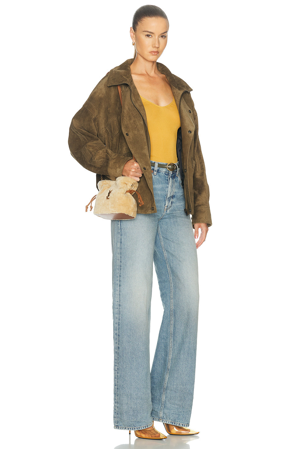 Mini Jamie Shoulder Pouch Bag
