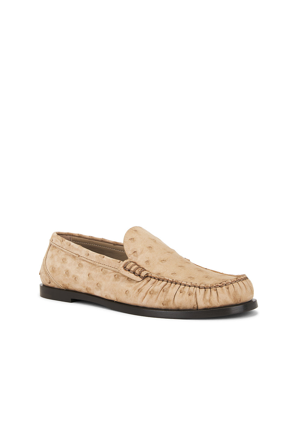 Ostrich Leather Loafer