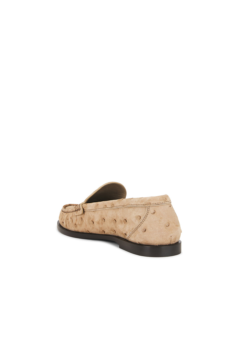 Ostrich Leather Loafer