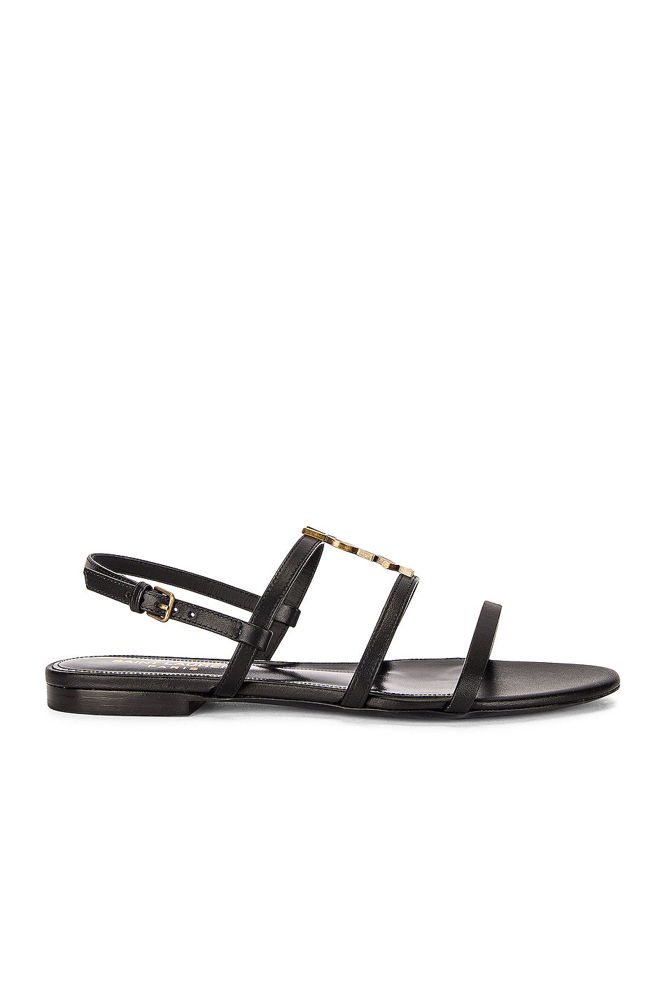 Cassandra Leather Flat Sandals