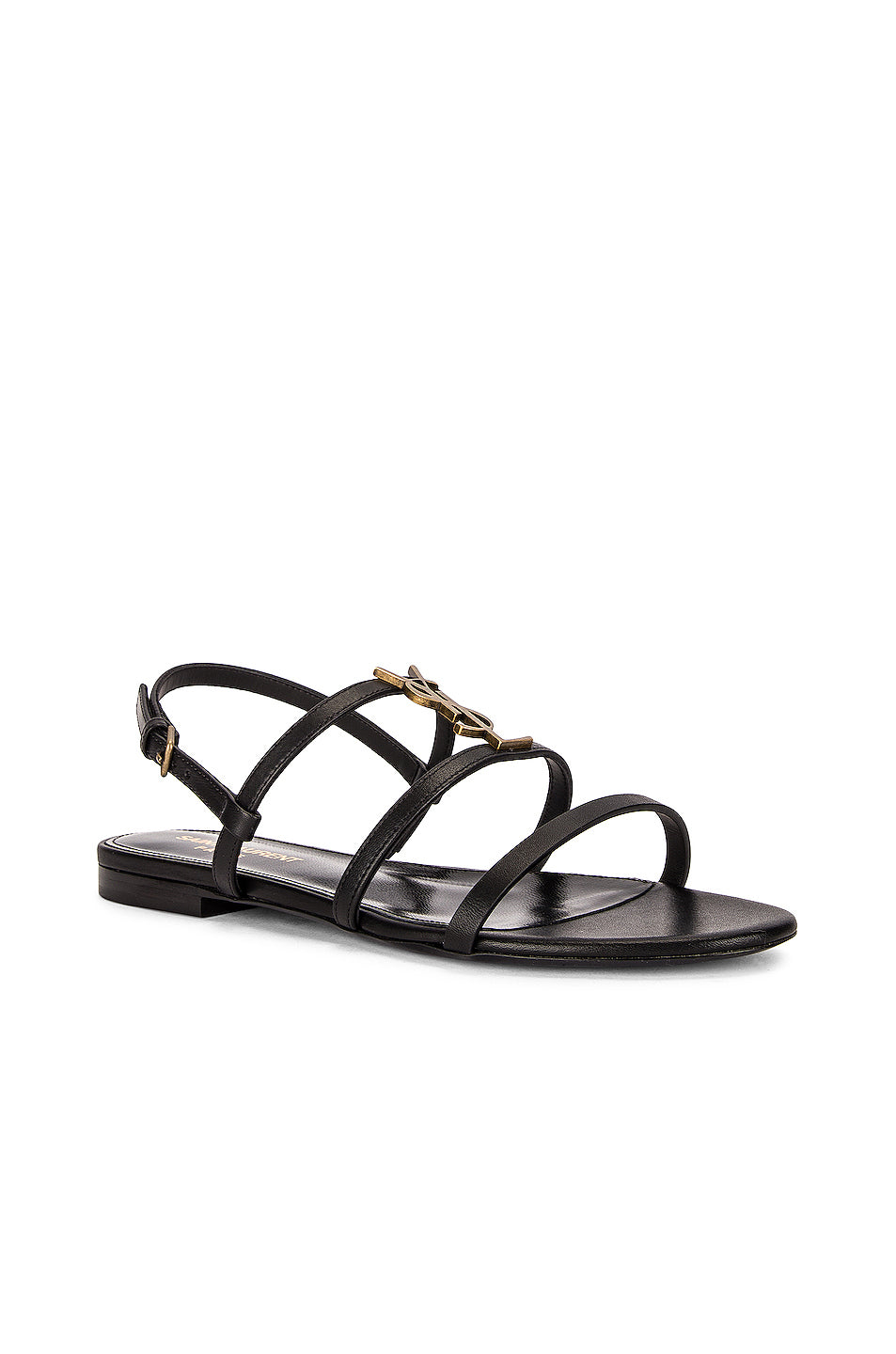 Cassandra Leather Flat Sandals