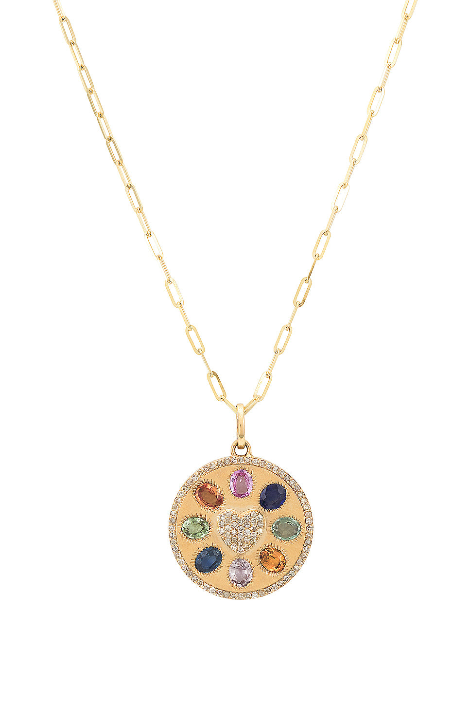 Round Charm Necklace