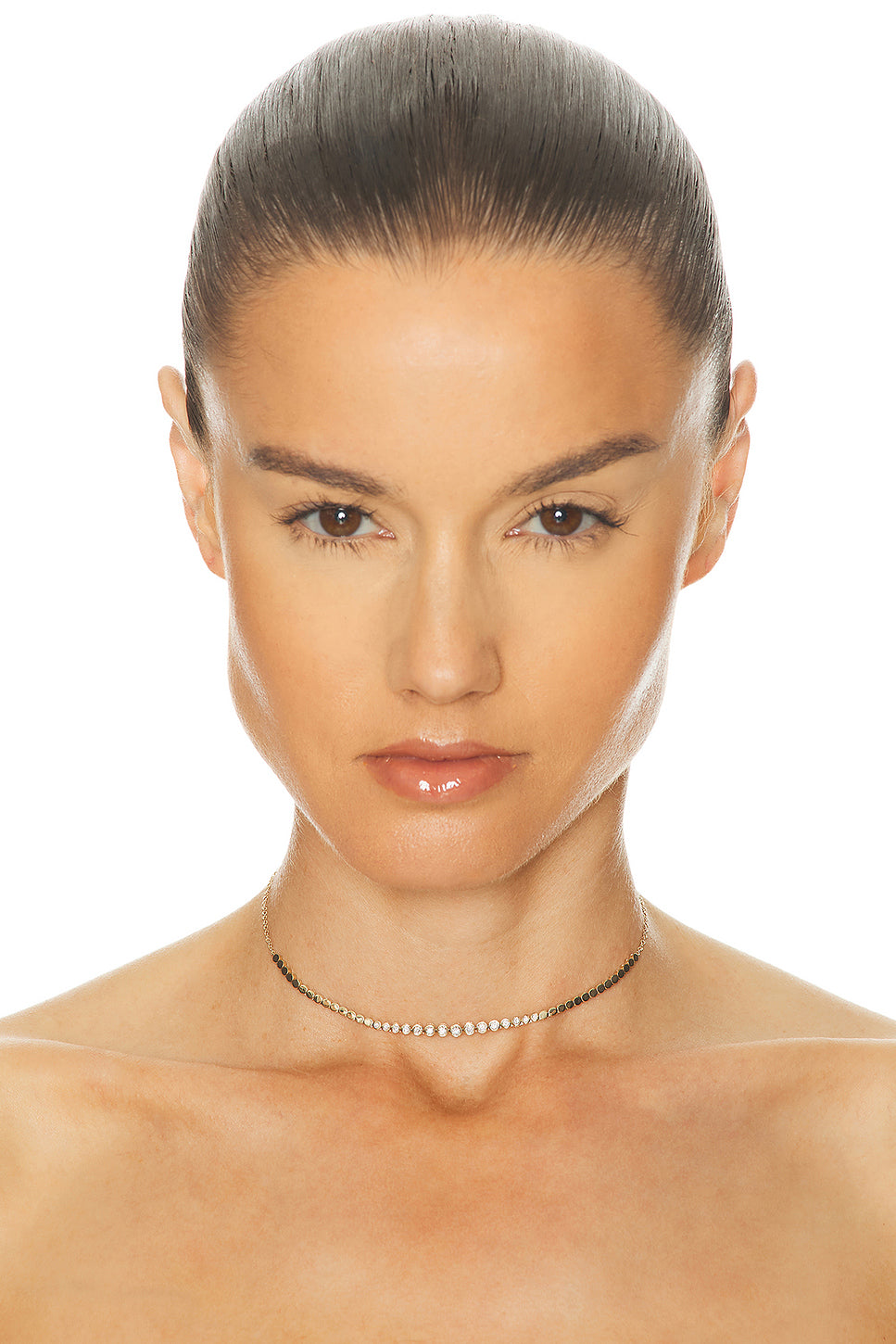 Bezel Diamond Necklace