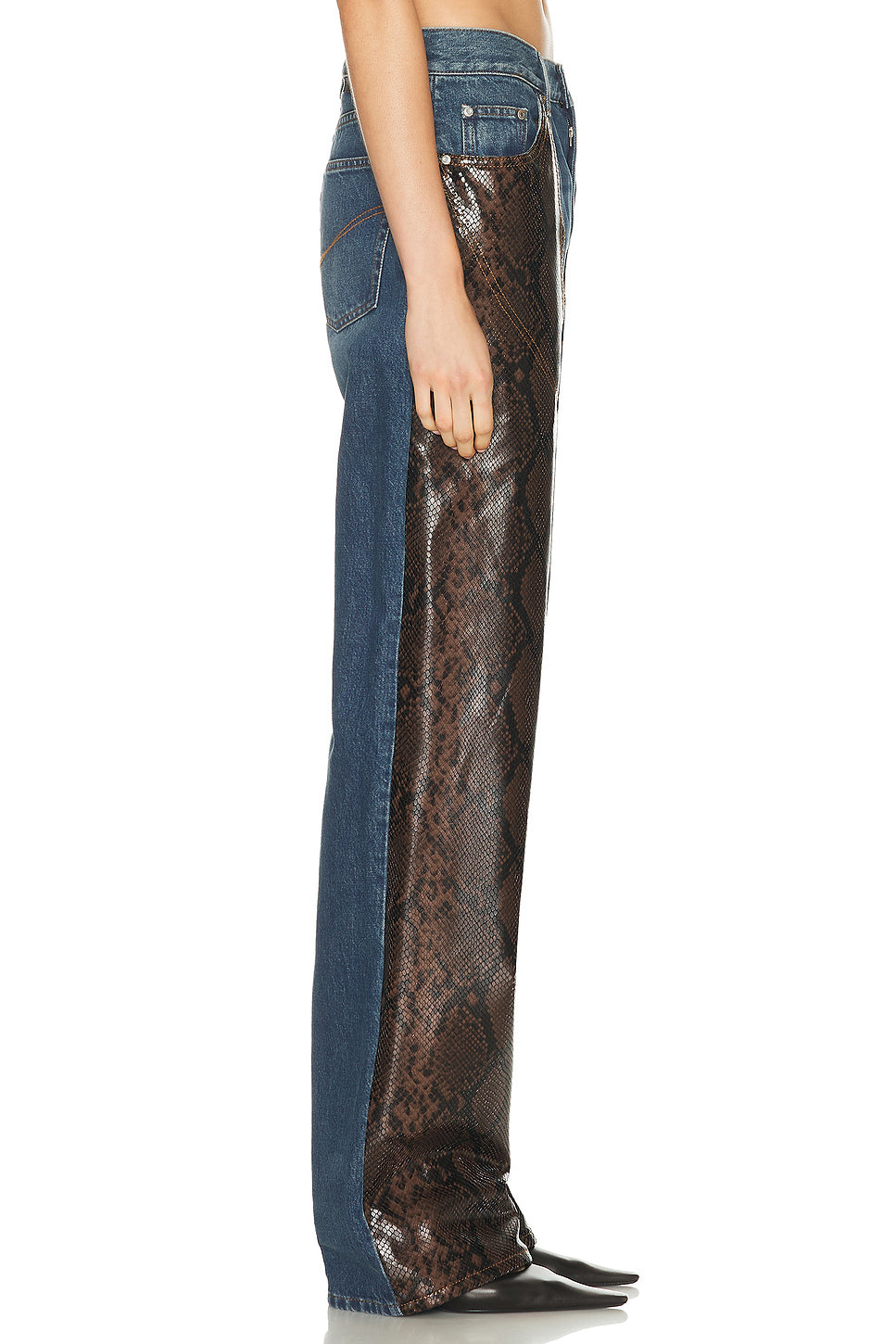 Snake Chap Wide Leg