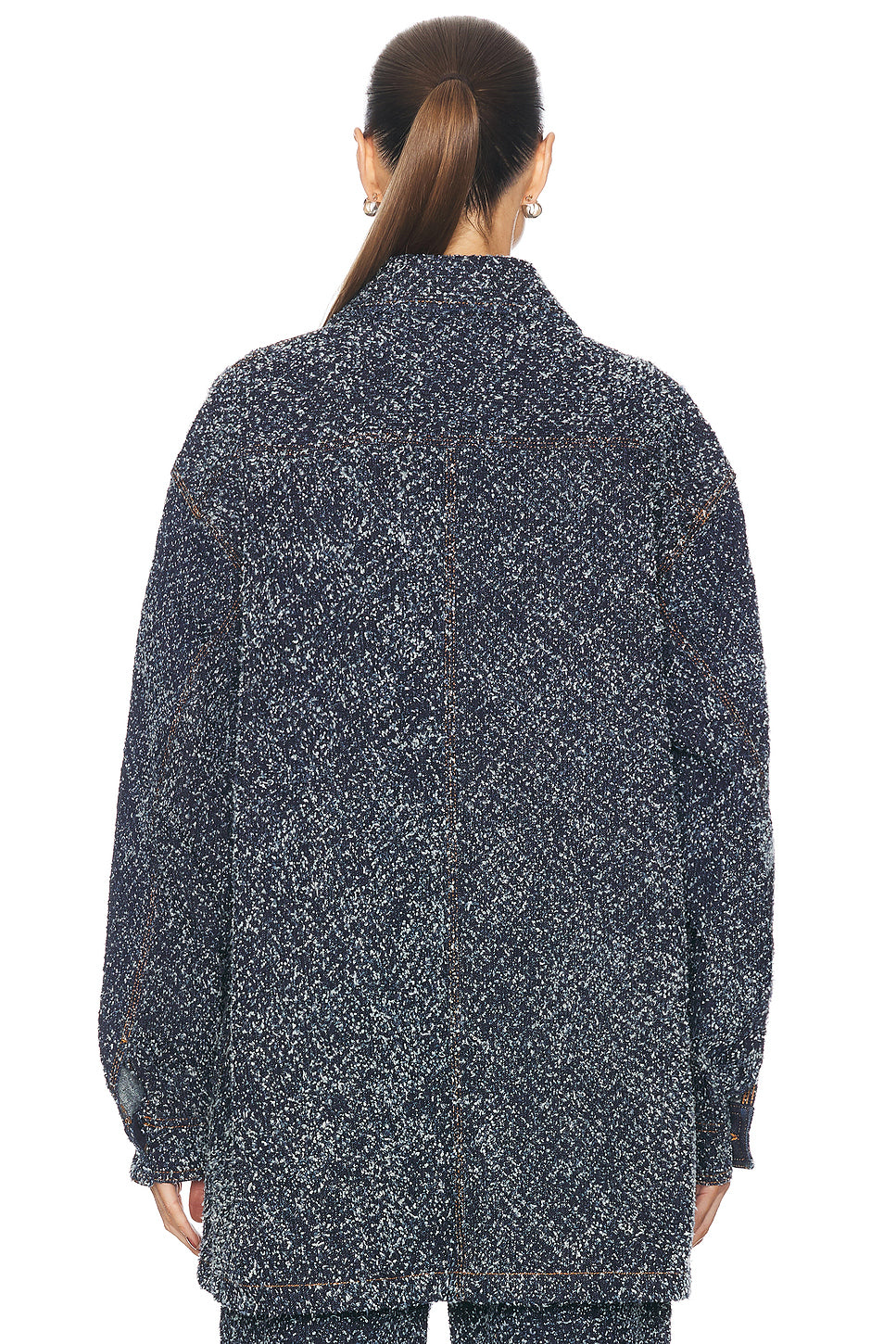 Boucle Denim Overshirt