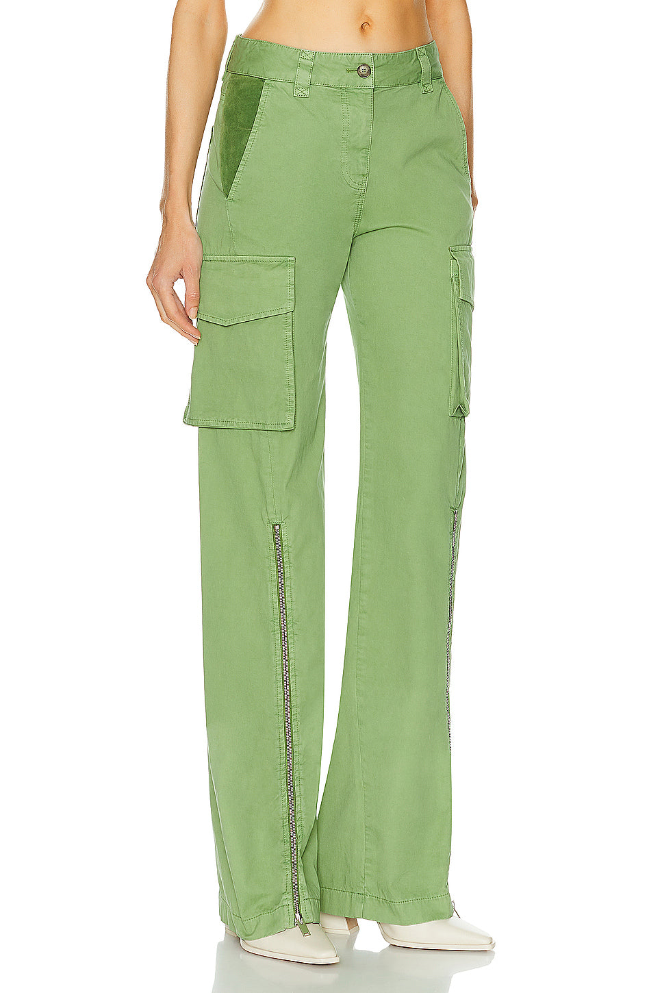 Garment Dye Cargo Trousers