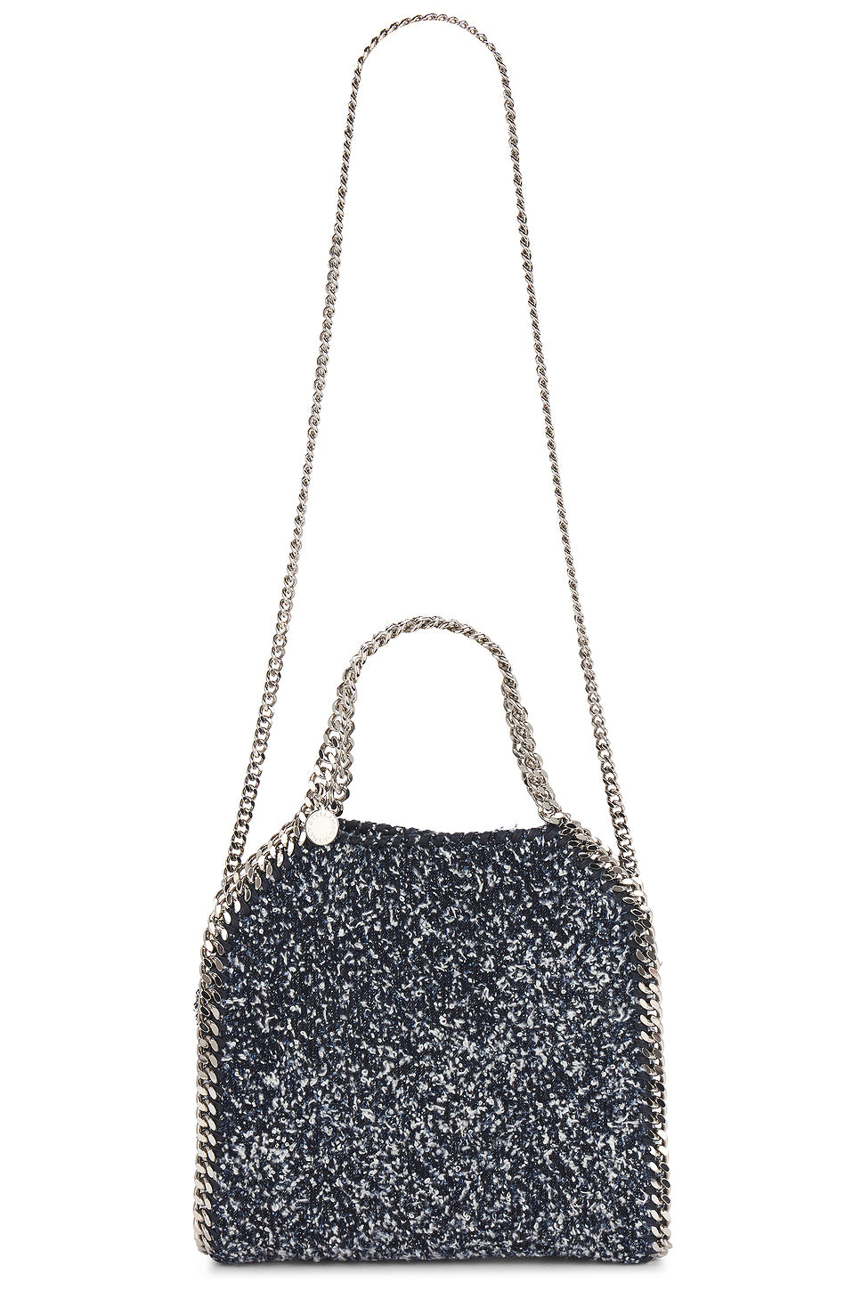 Mini Denim Tweed Falabella Tote Bag