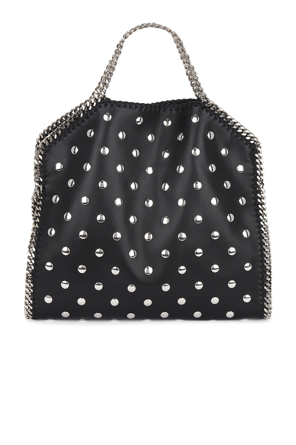 3 Chain Mini Tote All Over Studded Bag