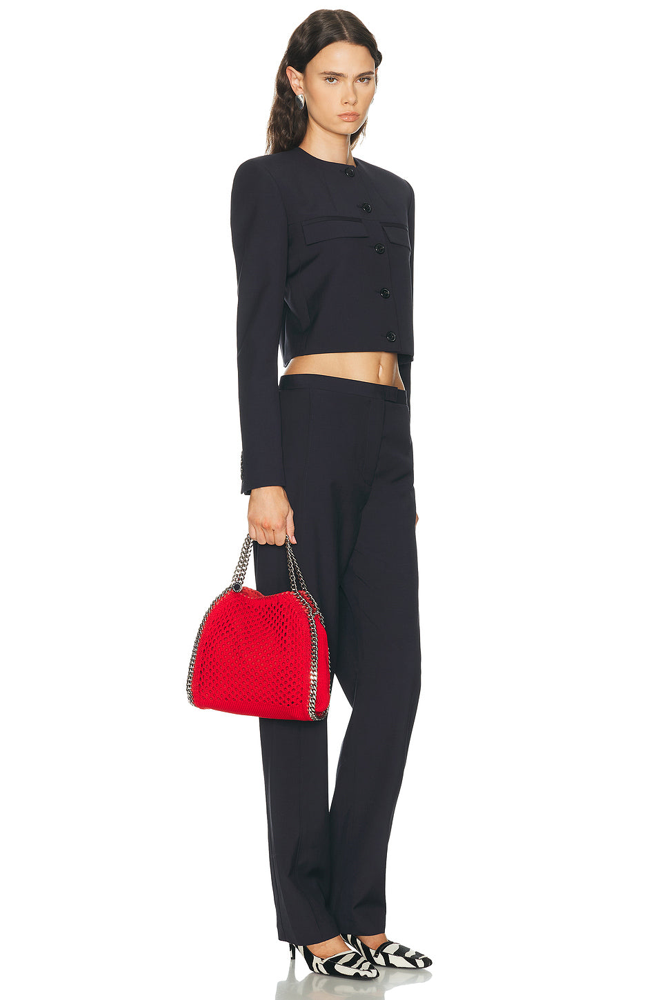 Falabella Mini Bag Eco Mesh Knit Shoulder Bag