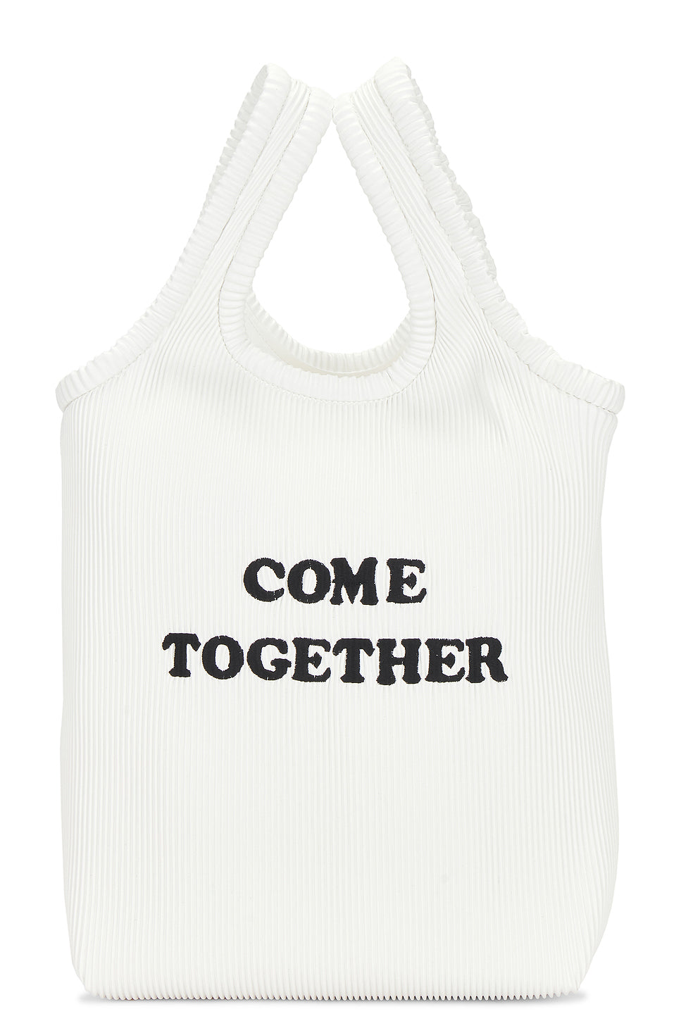 Come Together Slogan Printed Tote Bag