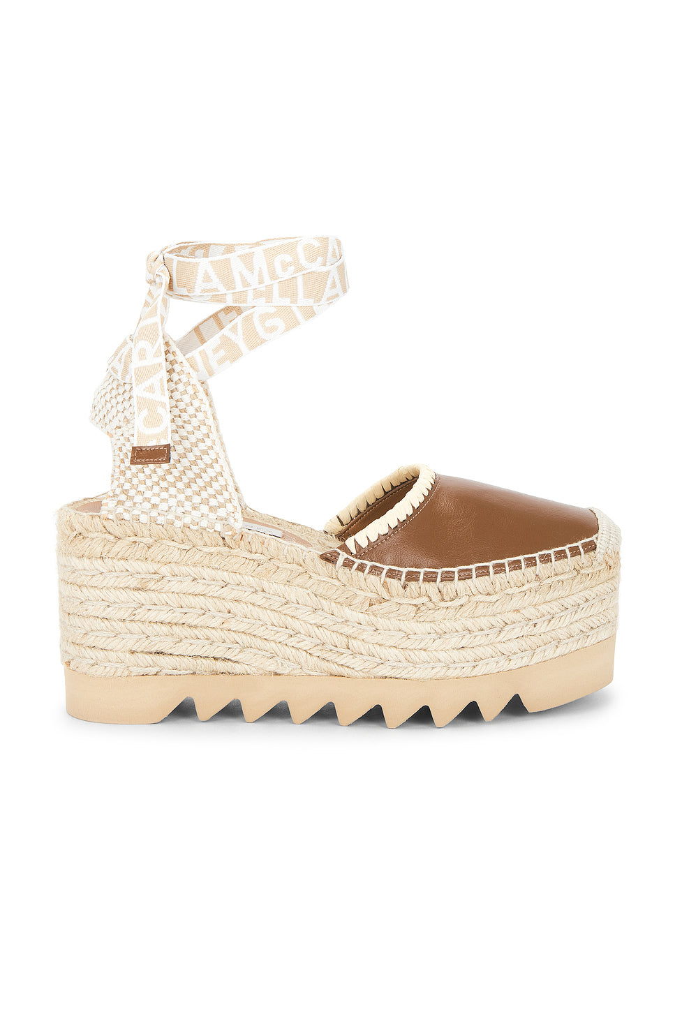 Gaia 80 Whipstitched Wedge Sandal