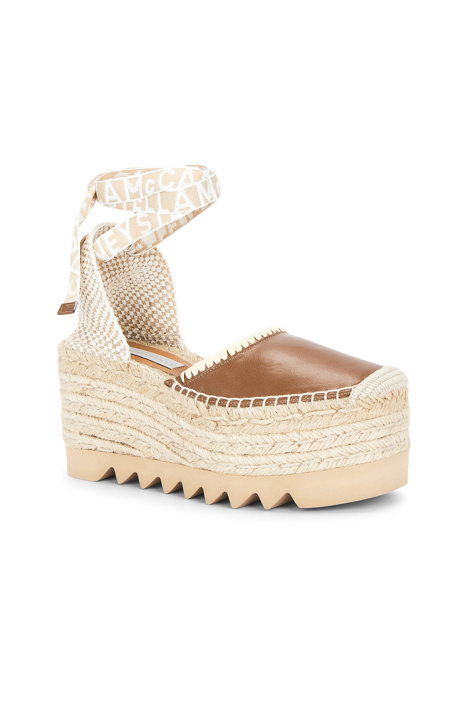 Gaia 80 Whipstitched Wedge Sandal