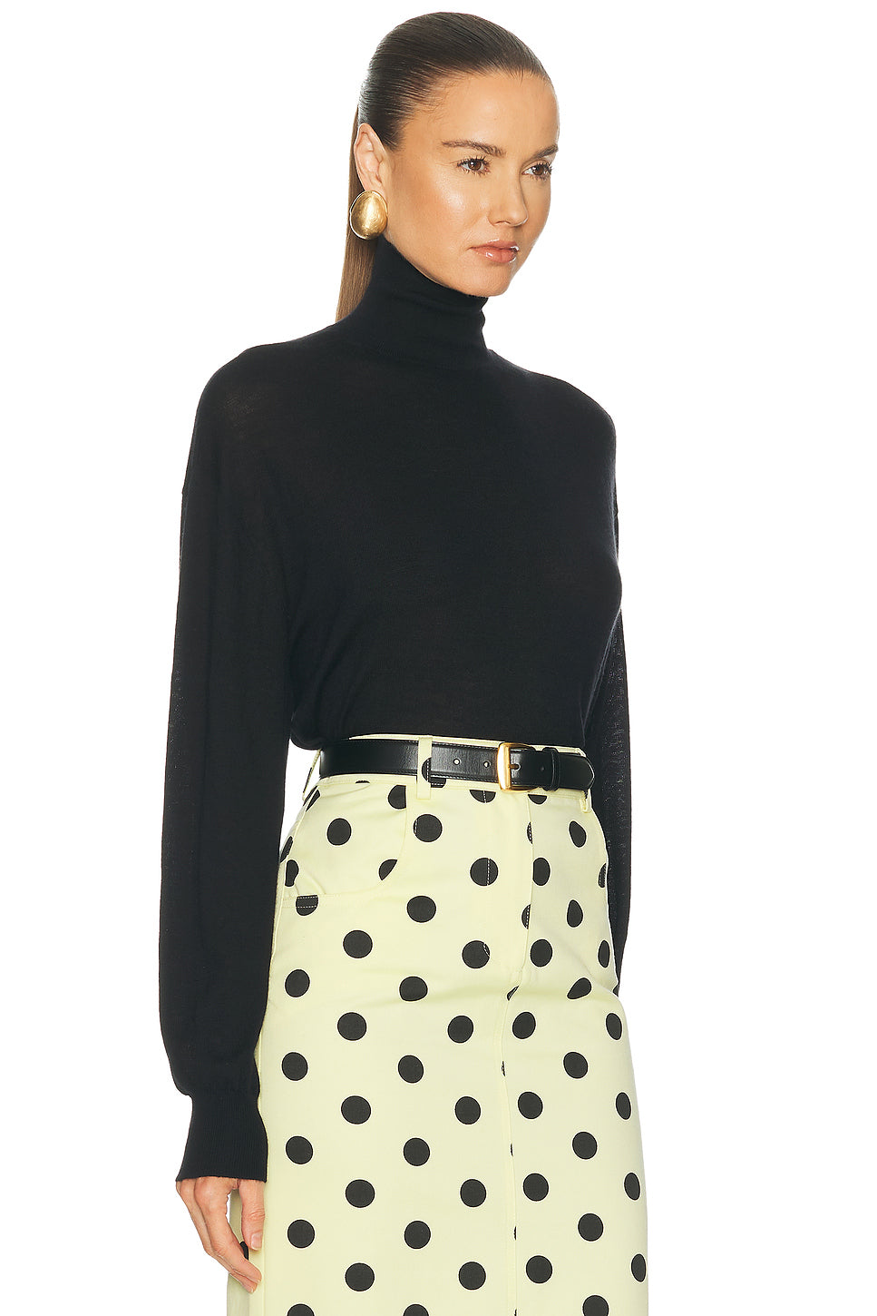 Relaxed Cashmere Turtleneck Sweater