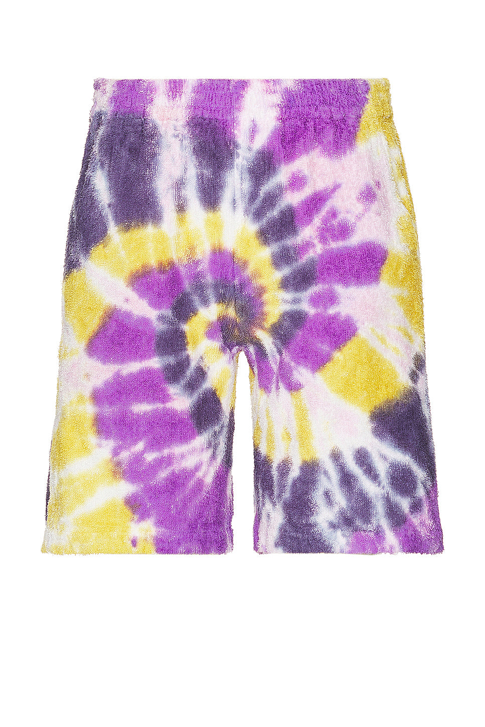 String Easy Short Cotton Pile Tie Dye