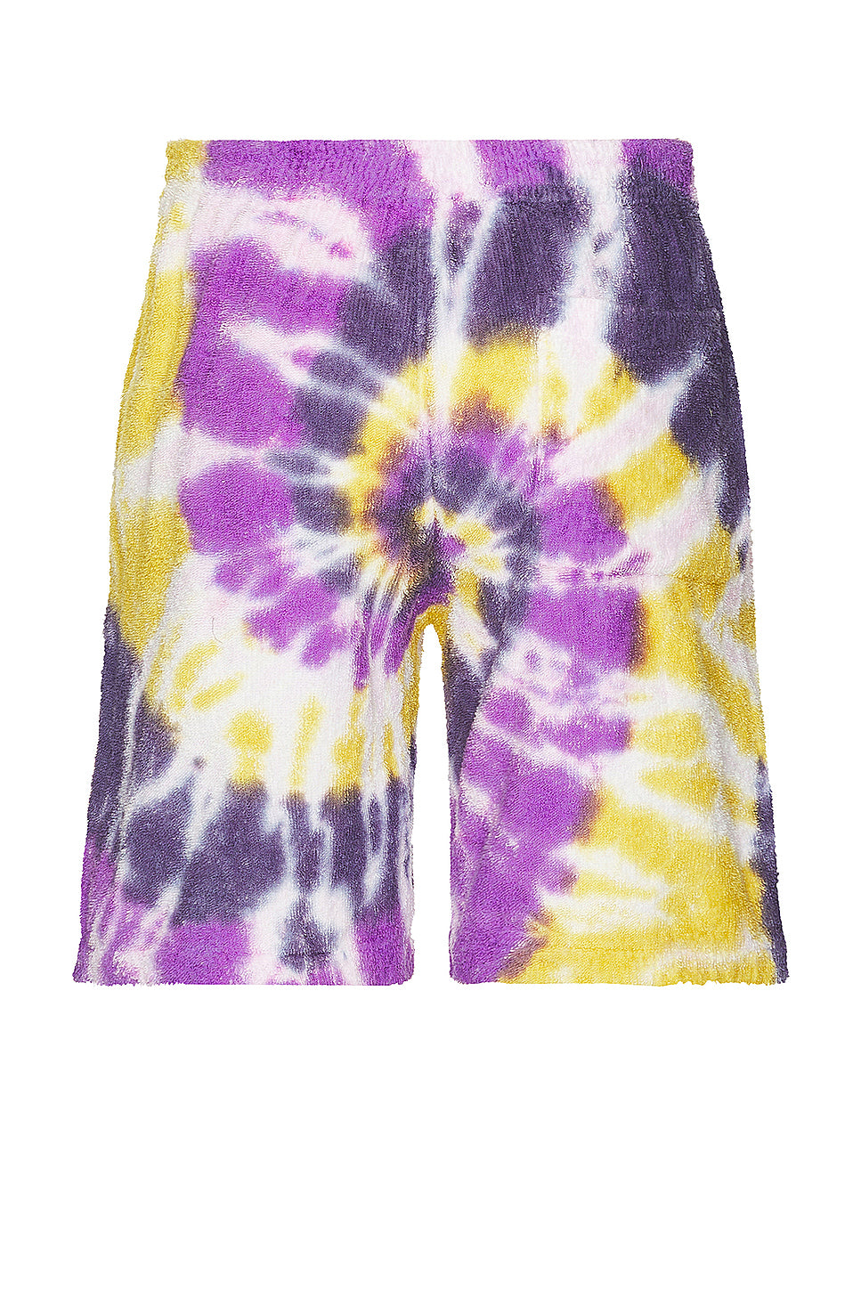 String Easy Short Cotton Pile Tie Dye