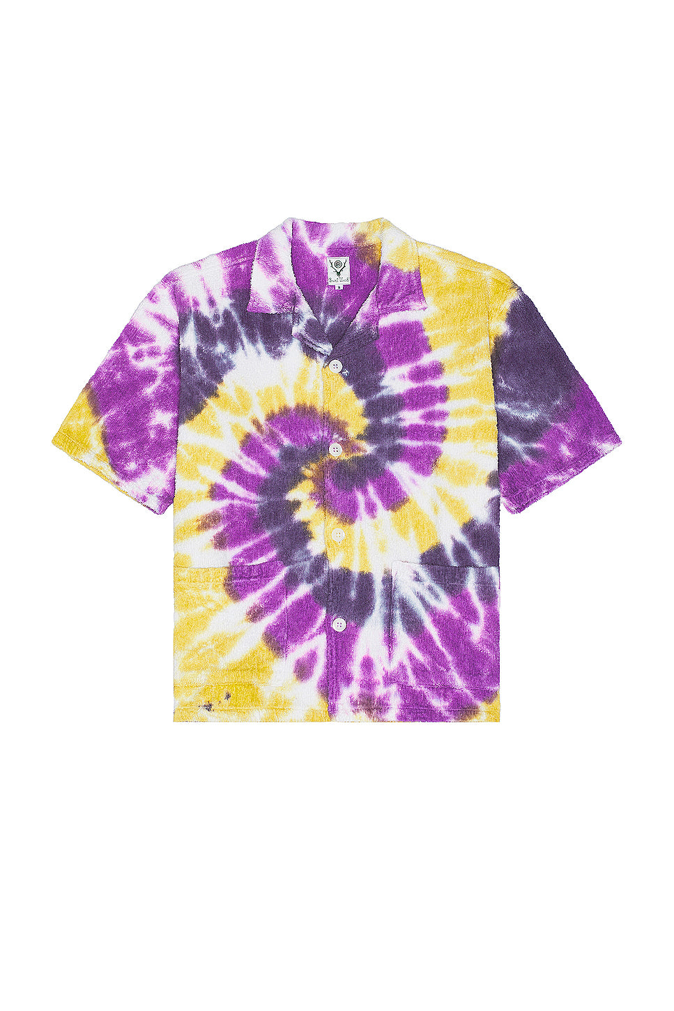 Cabana Shirt Cotton Pile Tie Dye