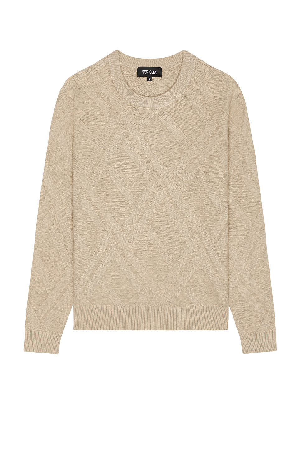 Joseph Grid Cable Sweater