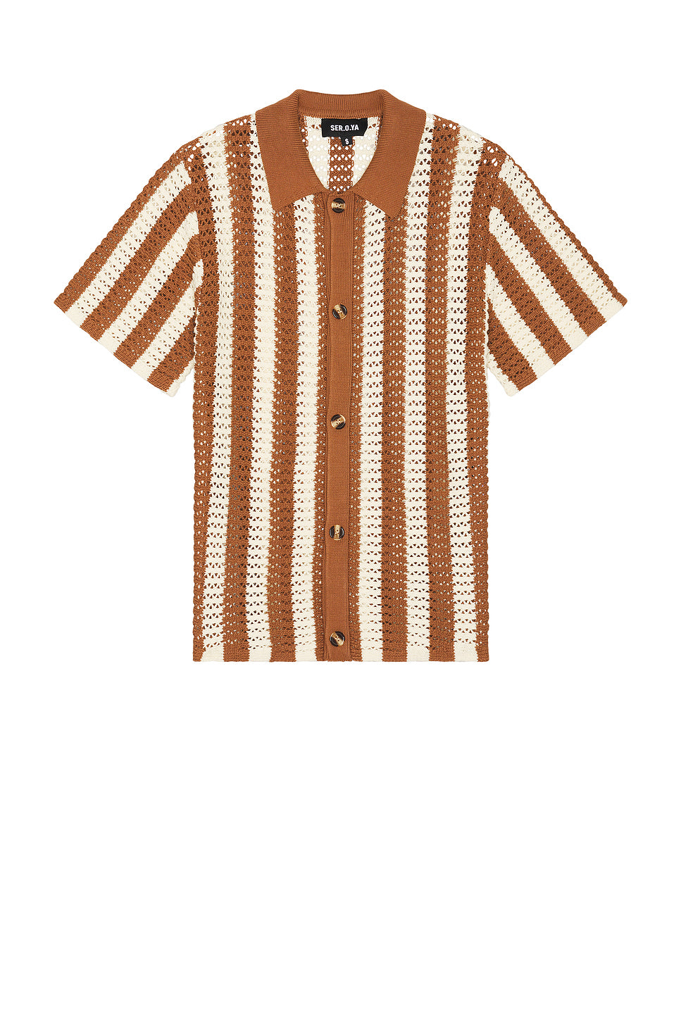 Maximus Crochet Button Down Shirt