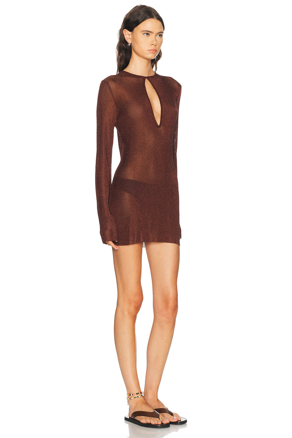 Emeri Metallic Dress