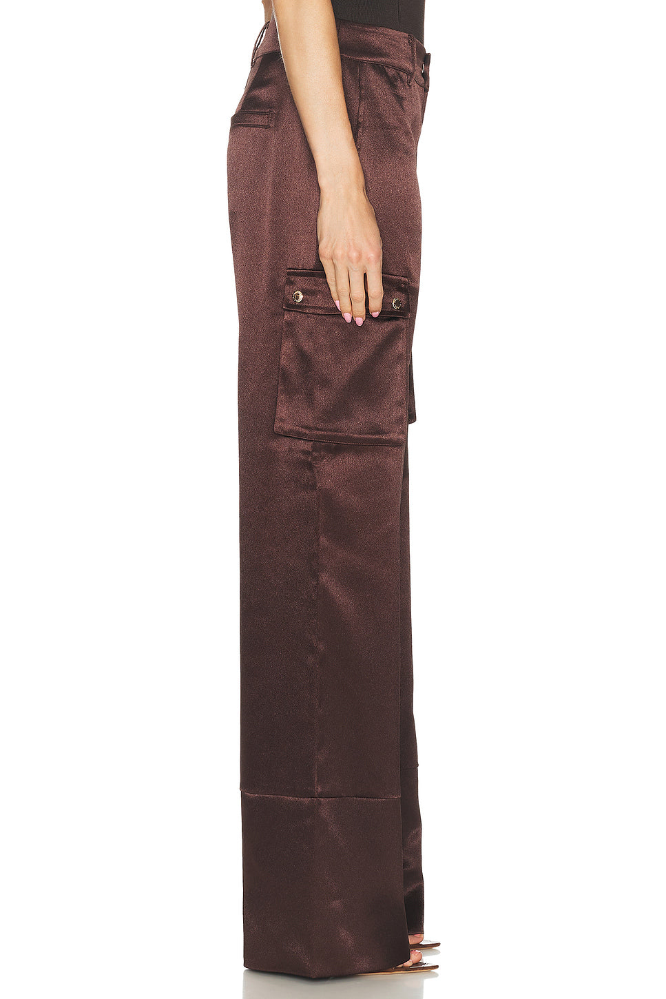 Galia Satin Cargo Pant