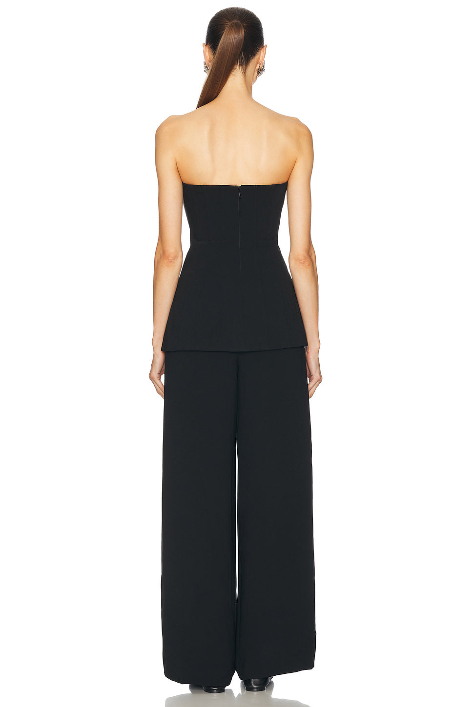 Bandeau Crepe Jumpsuit