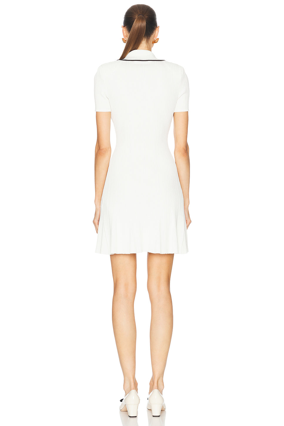 Viscose Rib Knit Mini Dress