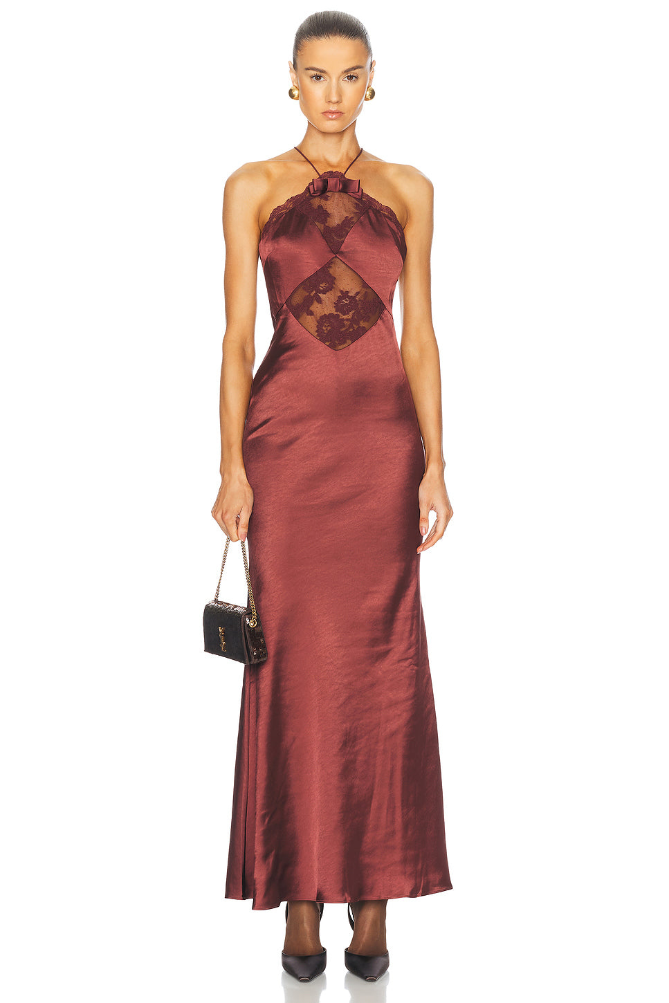 Satin Maxi Dress