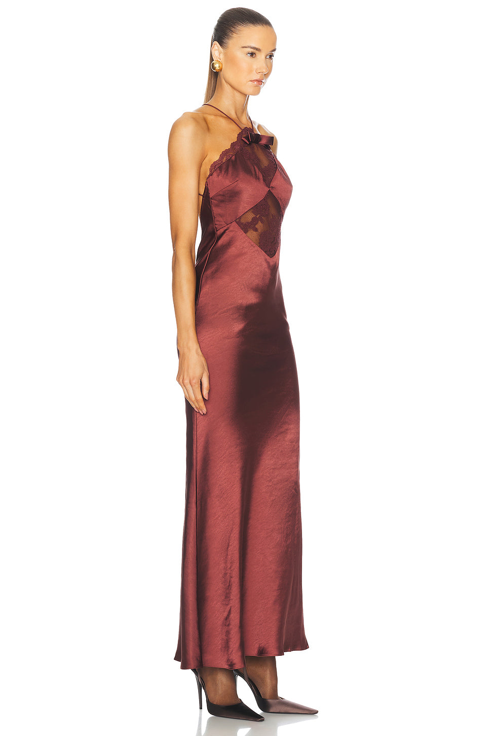 Satin Maxi Dress