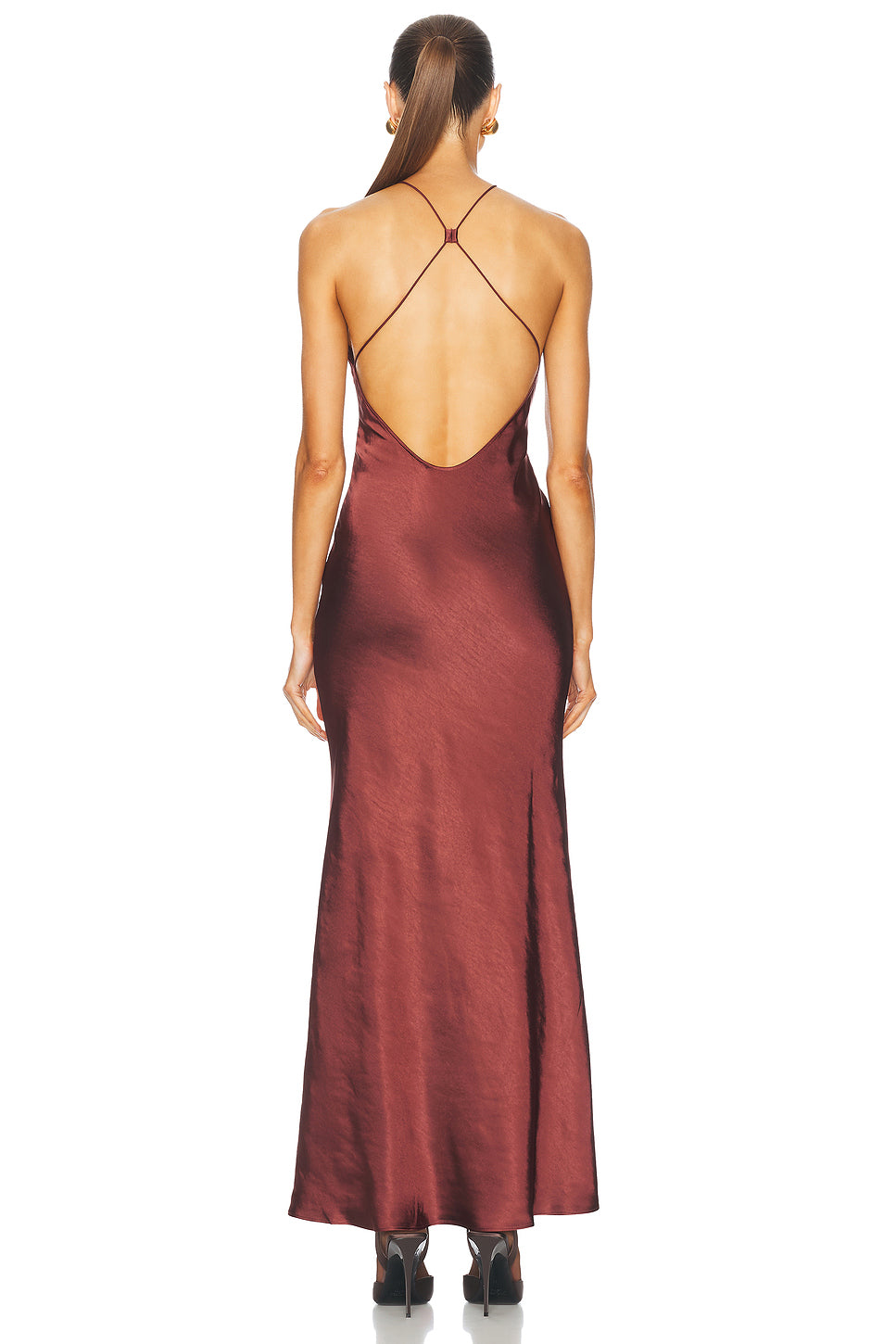 Satin Maxi Dress