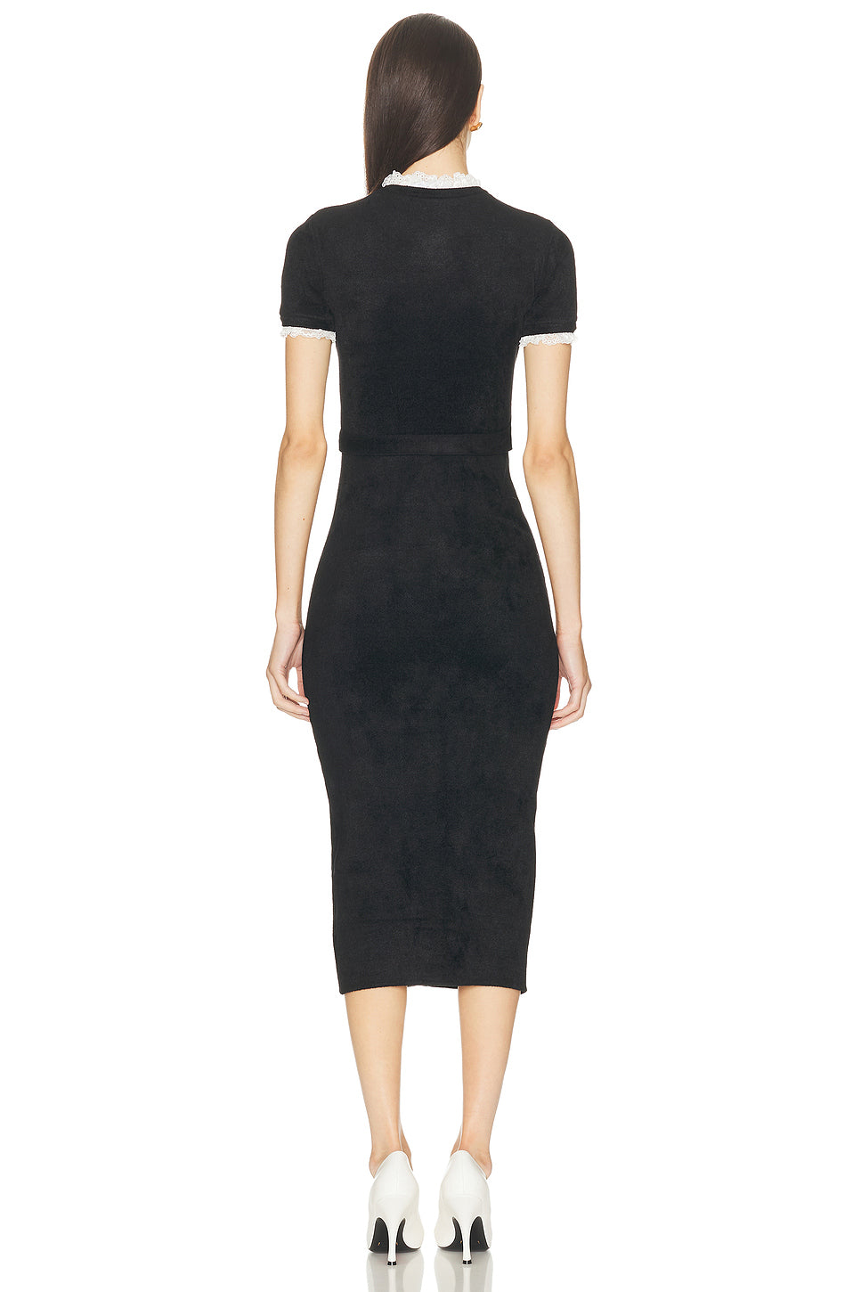 Chenille Knit Midi Dress