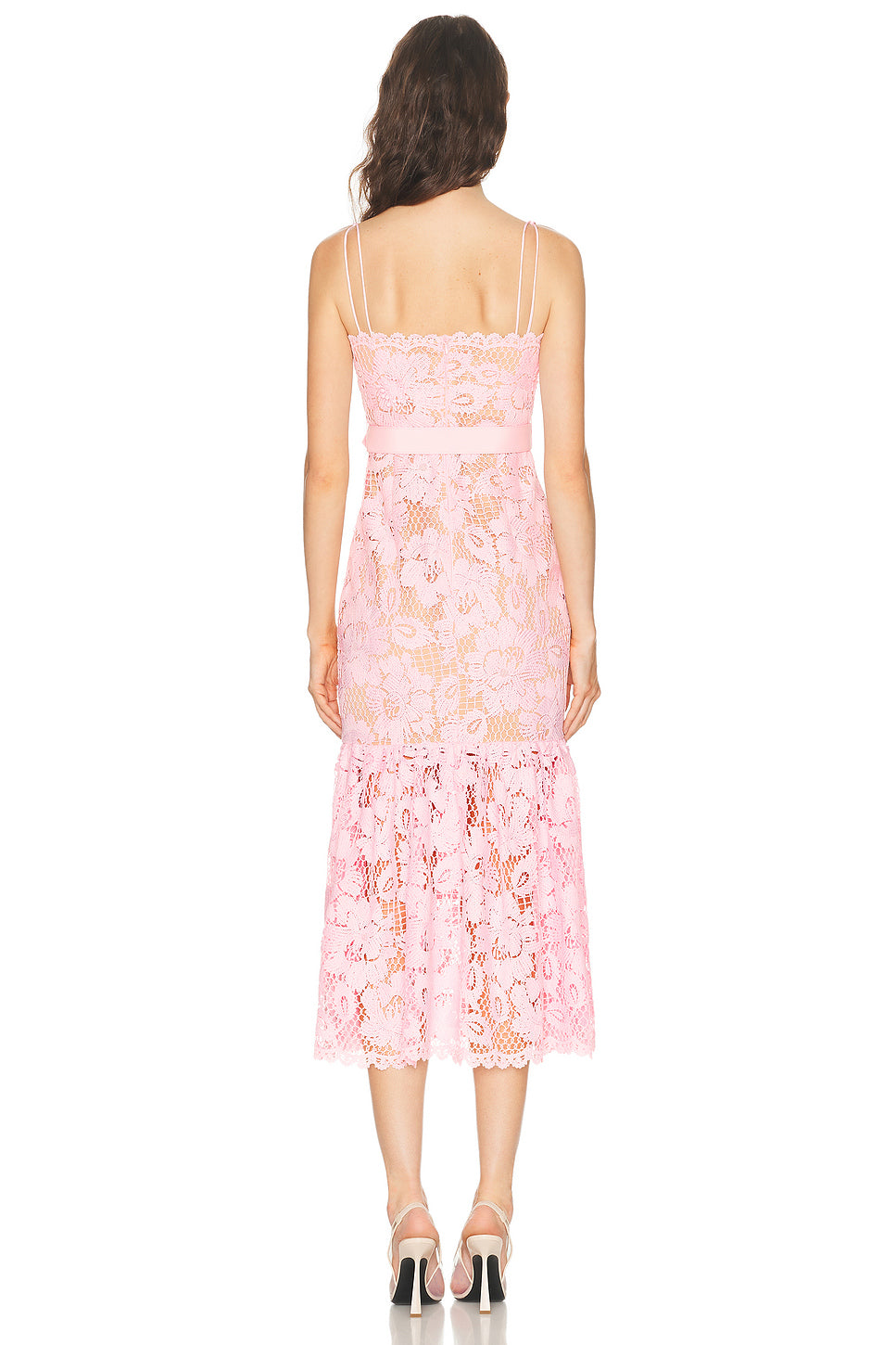 Crochet Lace Midi Dress