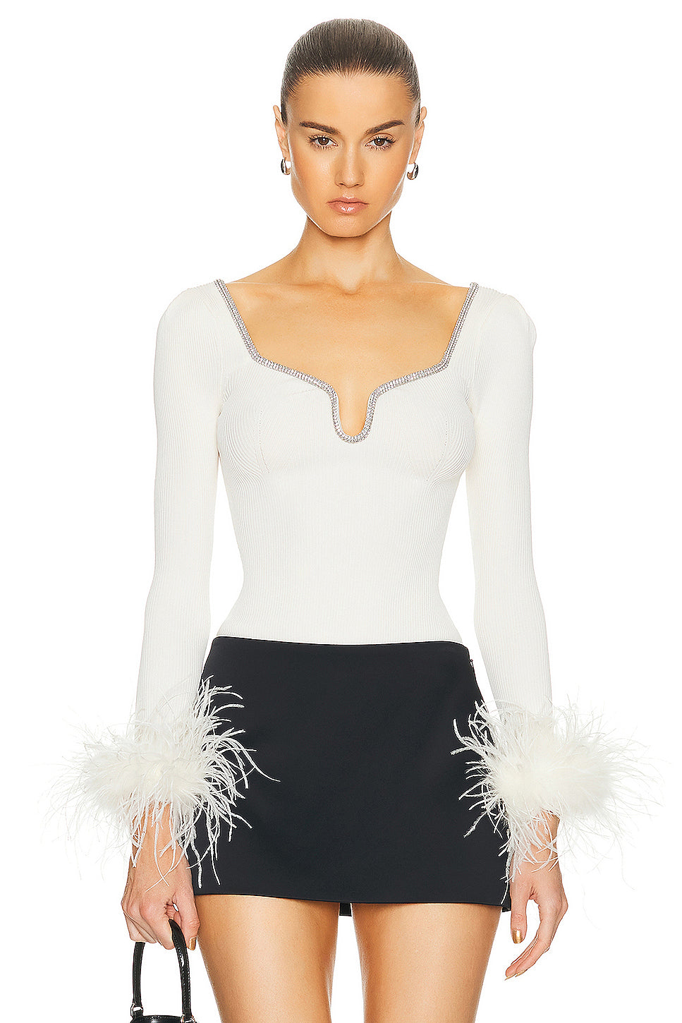 Knit Feather Top
