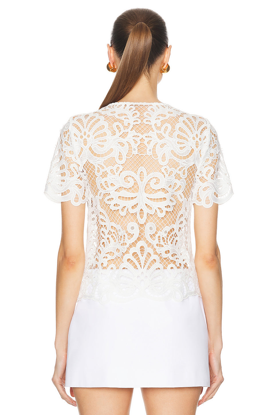 Guipure Lace Top