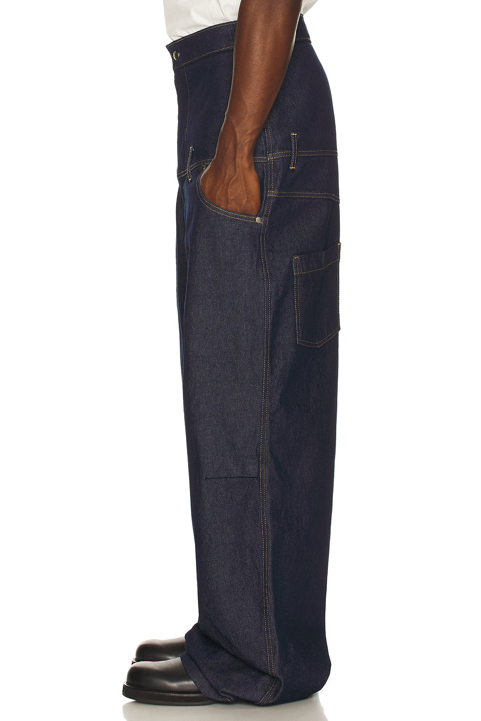 Double Waisted Denim Pant