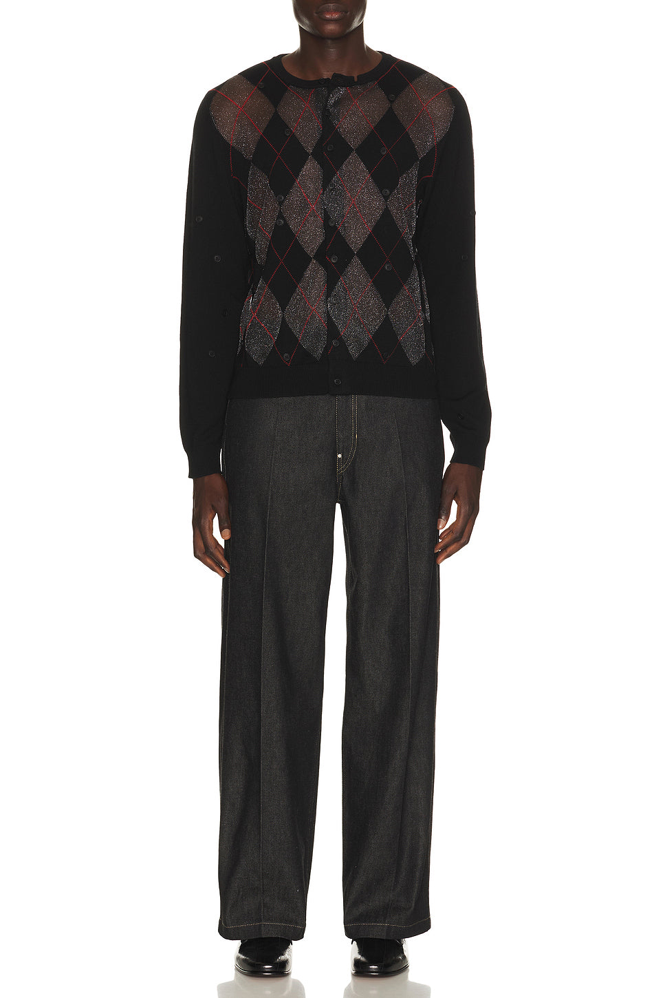 Black Knit Cardigan